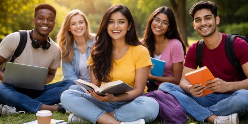 Aesthetic College Life Moments with Students on Campus